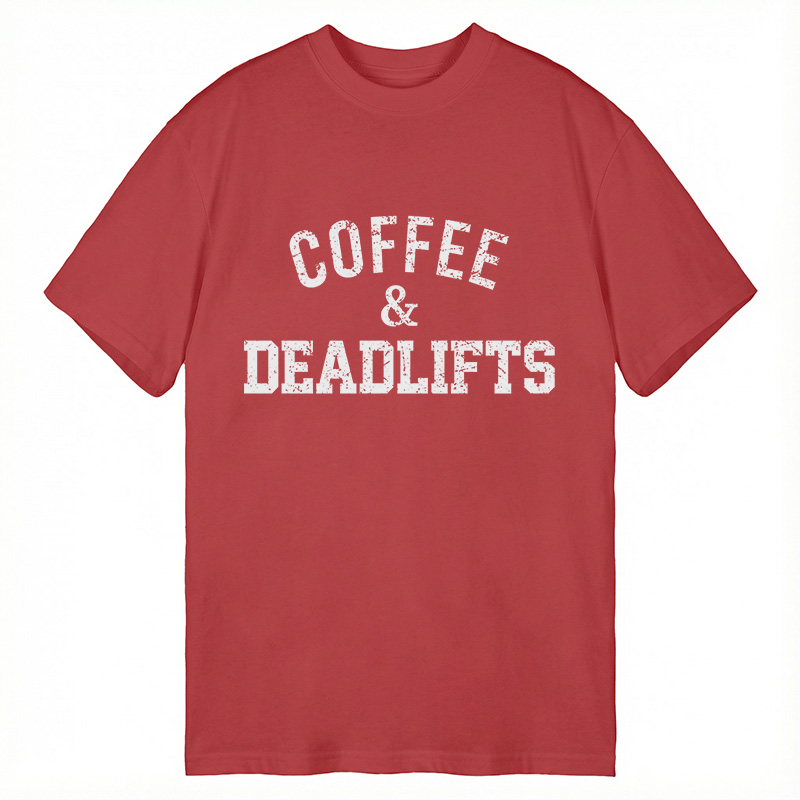 Modecanvas Coffee and Deadlifts DTG Printing Classic T-Shirt