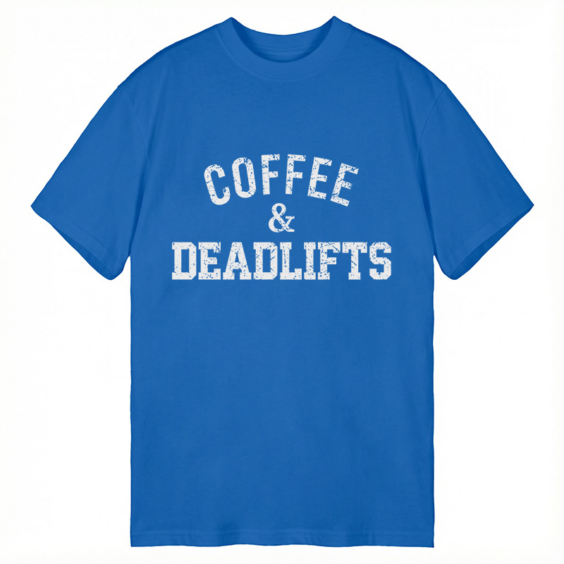 Modecanvas Coffee and Deadlifts DTG Printing Classic T-Shirt