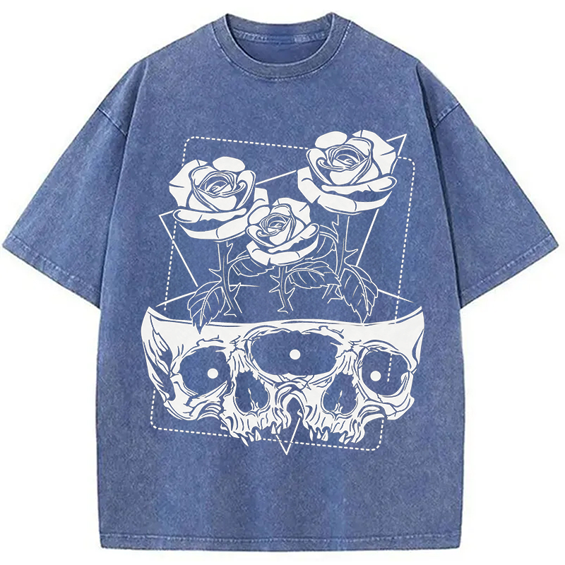 Modecanvas Ever After DTG Printing Washed T-Shirt-modecanvas