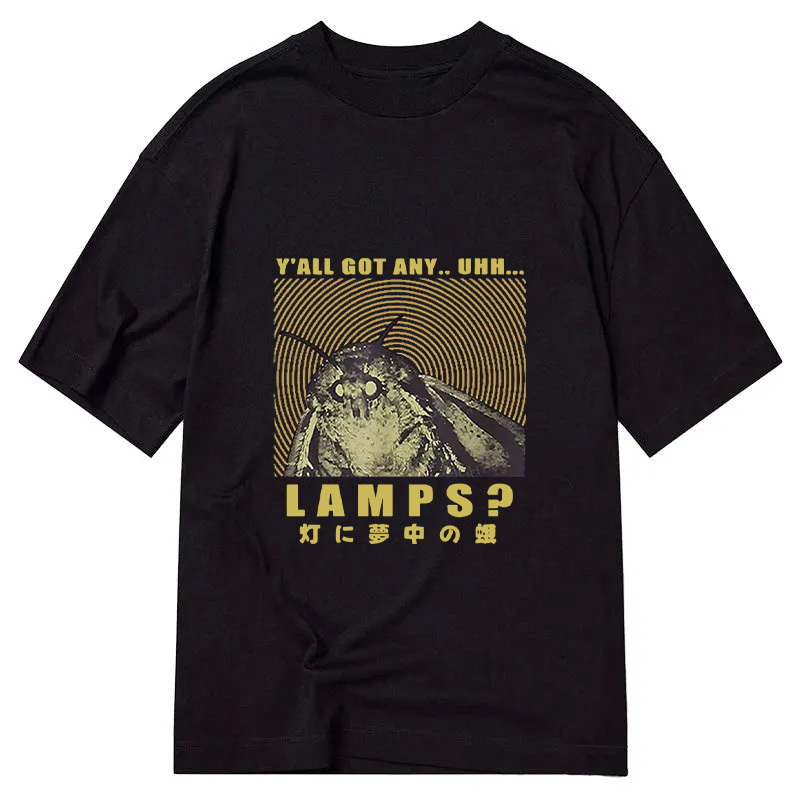 Modecanvas Moth Obsessed With The Light DTG Printing Classic T-Shirt-modecanvas