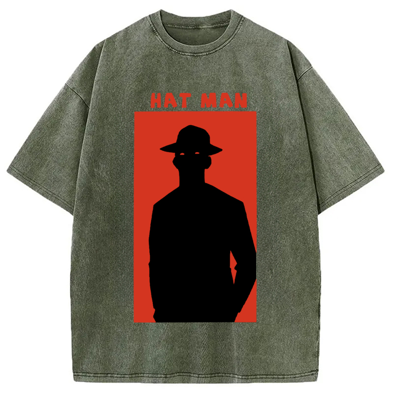 Modecanvas Hat Man Washed T-Shirt