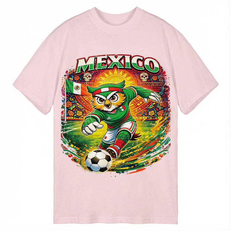 Modecanvas Mexico Soccer DTG Printing Classic T-Shirt-modecanvas