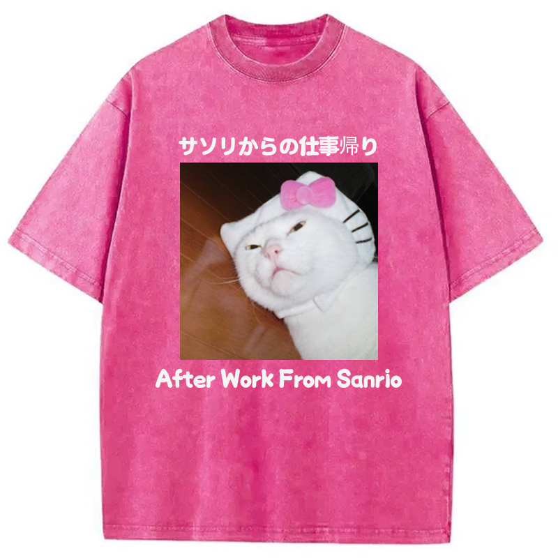 Modecanvas After Work From Sanrio Washed T-Shirt