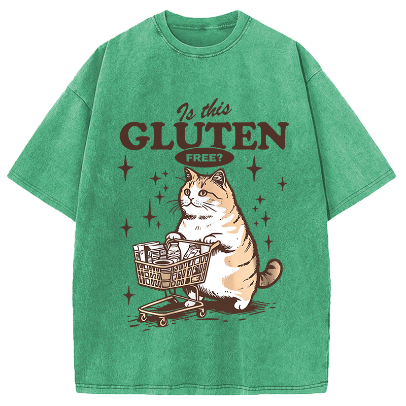 Modecanvas Is This Gluten Free DTG Printing Washed T-Shirt