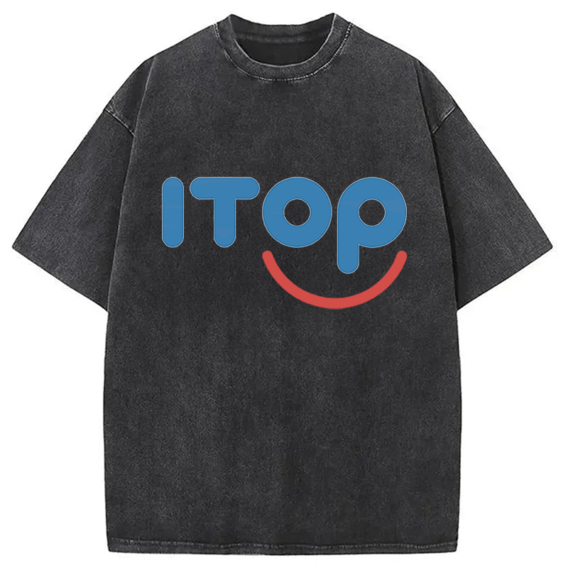 Modecanvas ITOP Parody Lesbian DTG Printing Washed T-Shirt