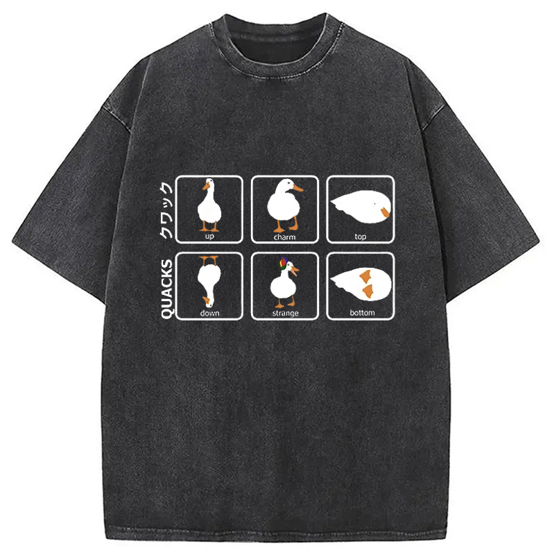 Modecanvas 3D Illustration Of A Duck Washed T-Shirt