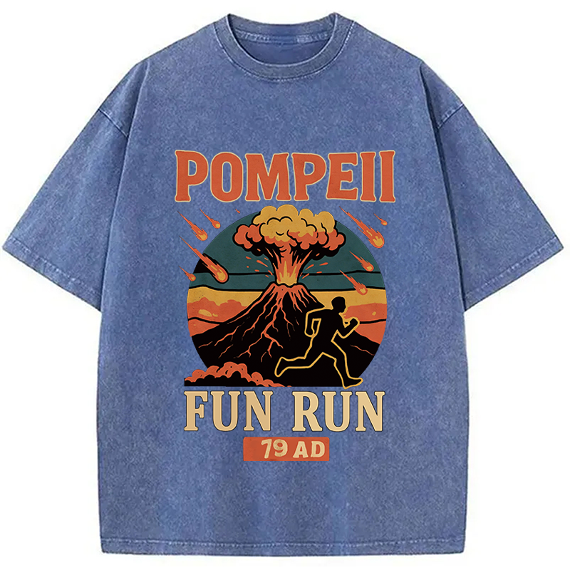 Modecanvas Fun Run DTG Printing Washed T-Shirt