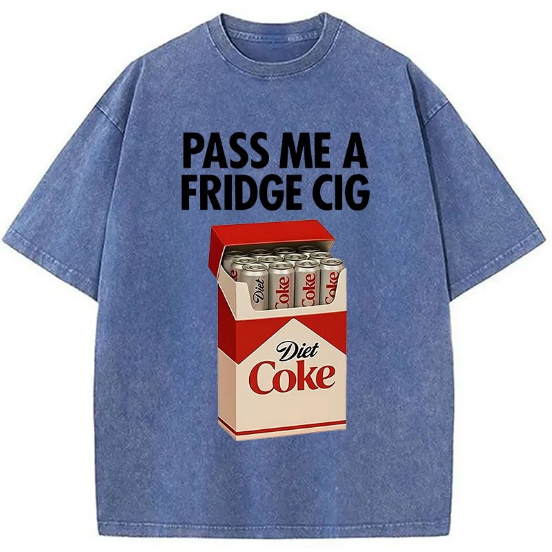 Modecanvas I Need A Diet Cola Washed T-Shirt For Sale
