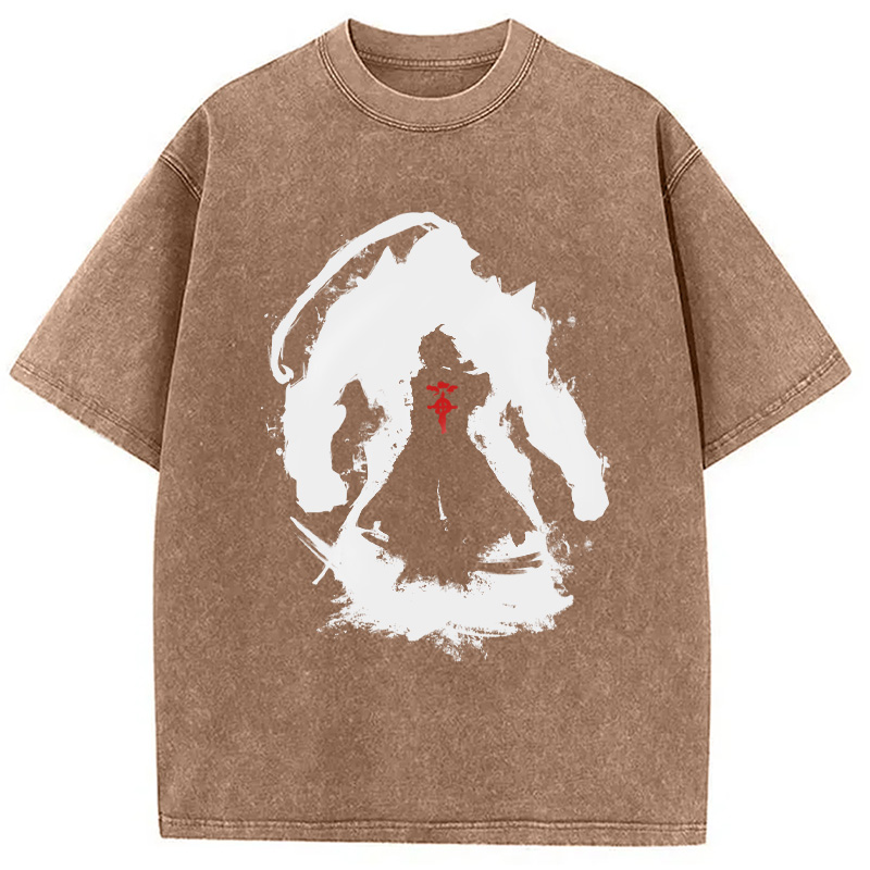 Modecanvas Elric Brothers - FMA Washed T-Shirt