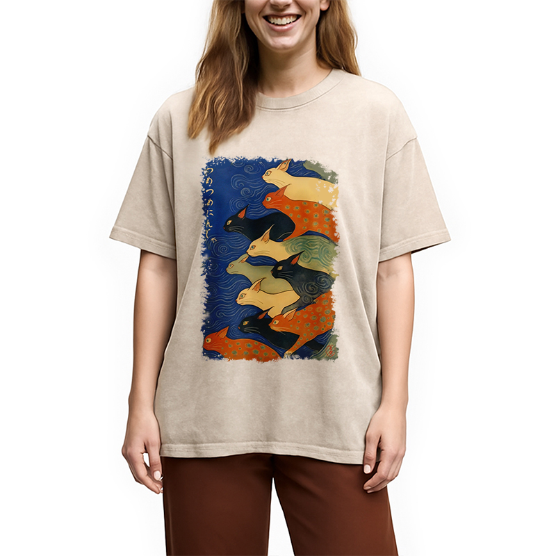 Modecanvas Claw-some Ninja Washed T-Shirt