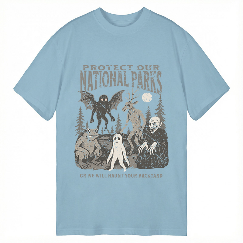 Modecanvas We Will Hurt Your Backyard DTG Printing Classic T-Shirt