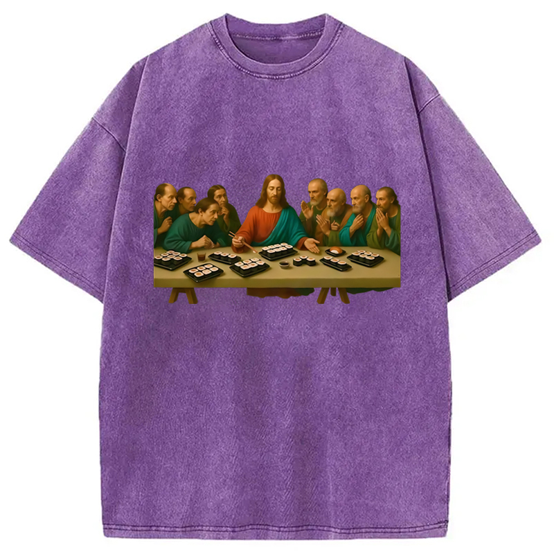 Modecanvas The Last Sush Washed T-Shirt