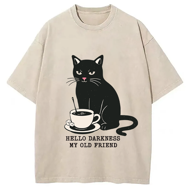 Modecanvas My Old Friend Washed T-Shirt
