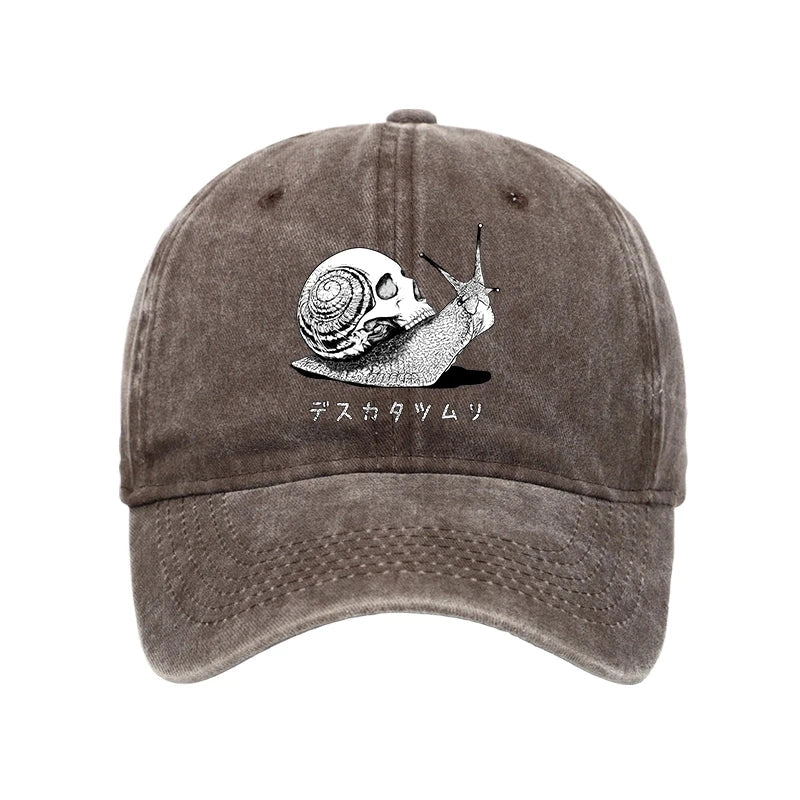 Modecanvas Death Snail Manga Washed Cap-modecanvas