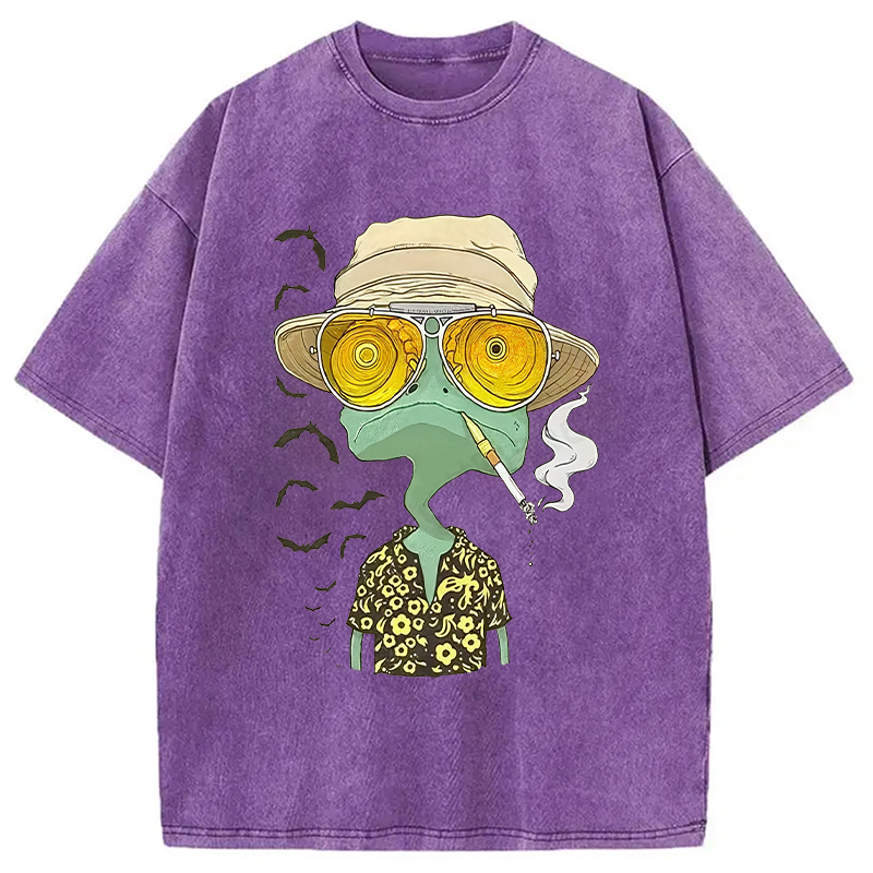 Modecanvas On Vacation Washed T-Shirt
