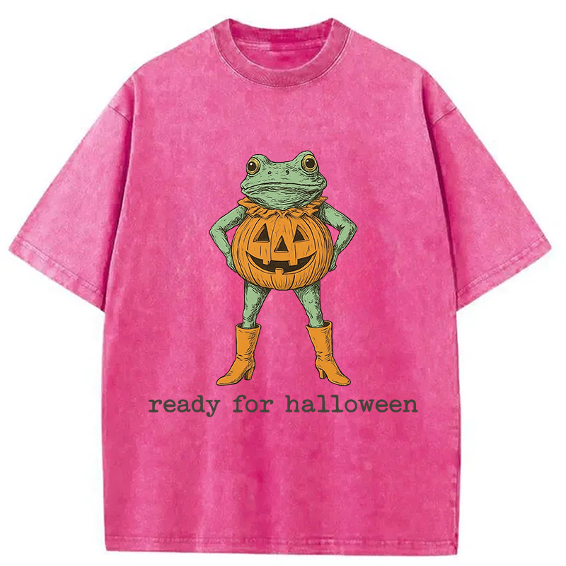 Modecanvas Ready for Hallowee Washed T-Shirt