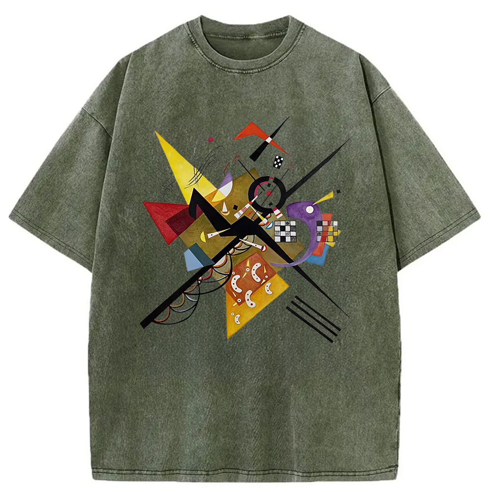 Modecanvas On White Fine Art Washed T-Shirt