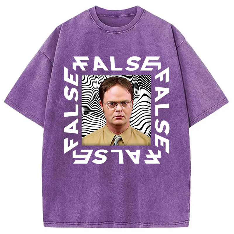 Modecanvas The Office Dwight False Washed T-Shirt