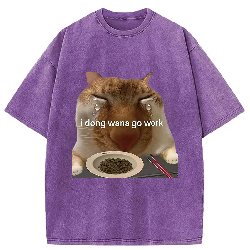 Modecanvas I Dong Wana Go Work Washed T-Shirt