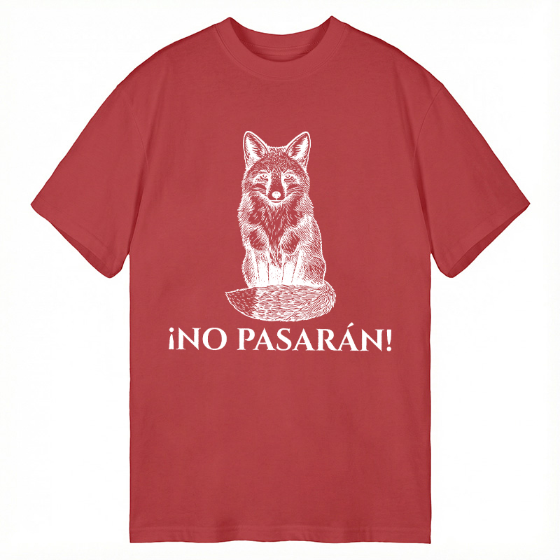 Modecanvas No Pasarán Fox DTG Printing Classic T-Shirt