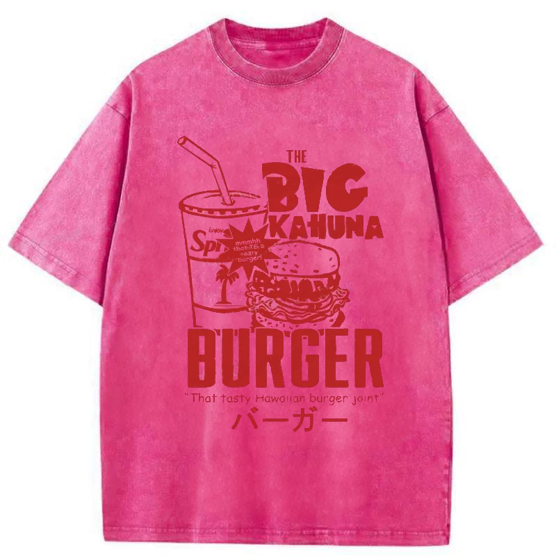 Modecanvas Tasty Hawaiian Burger Washed T-Shirt