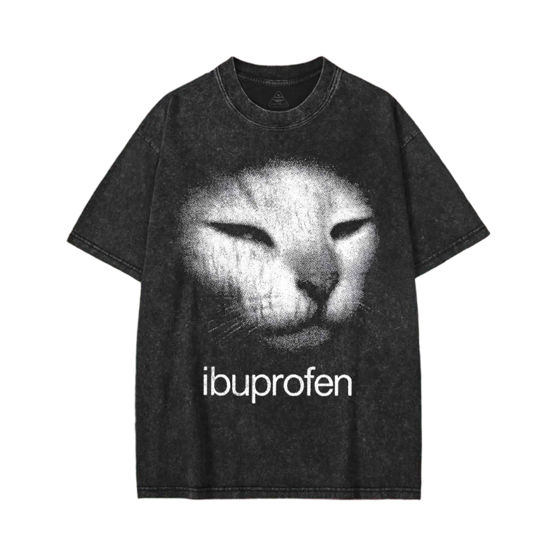 Modecanvas I Need Ibuprofen Funny Washed T-shirt