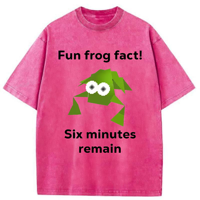 Modecanvas Funny Frog Kanji Washed T-Shirt