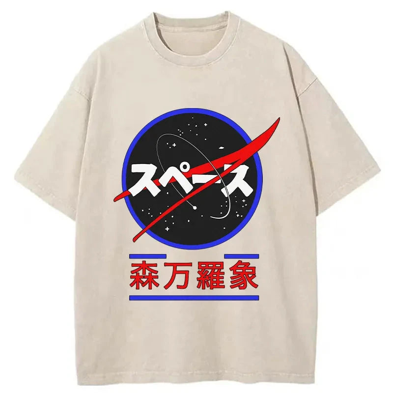 Modecanvas Japan Nasa Washed T-Shirt
