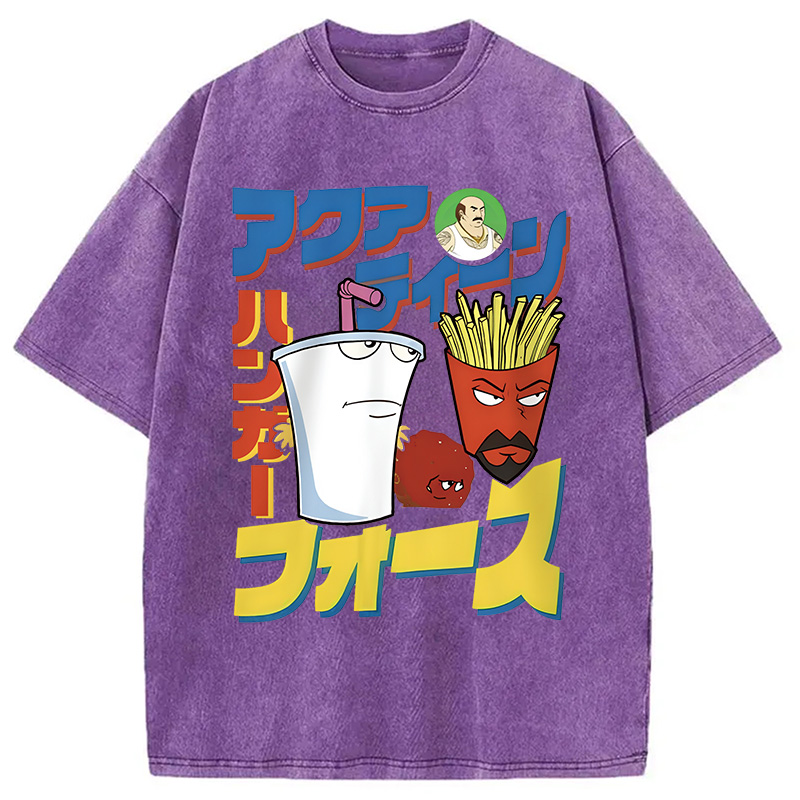 Modecanvas Retro Comics Vintage Washed T-Shirt