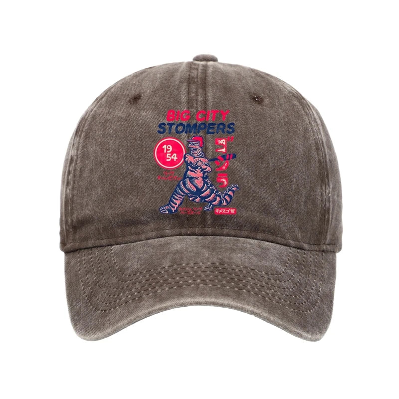 Modecanvas Big City Stompers Washed Cap-modecanvas