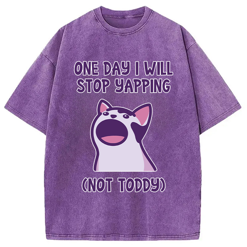 Modecanvas Yapping Washed T-Shirt