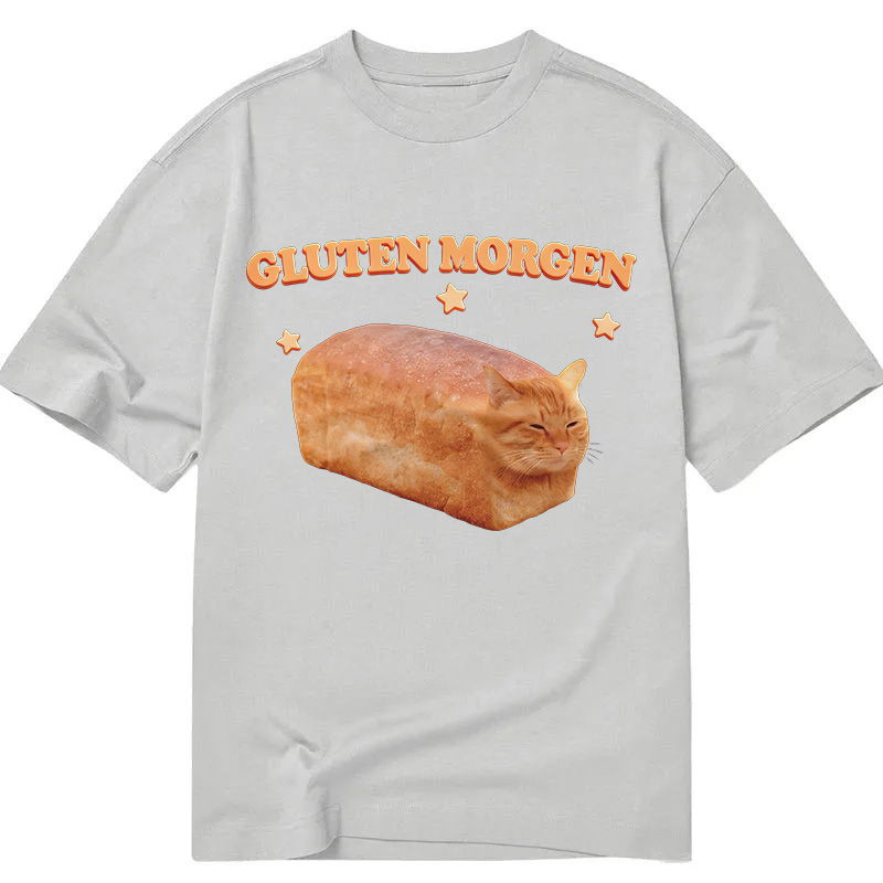 Modecanvas Silly Gluten Cat DTG Printing Classic T-Shirt-modecanvas