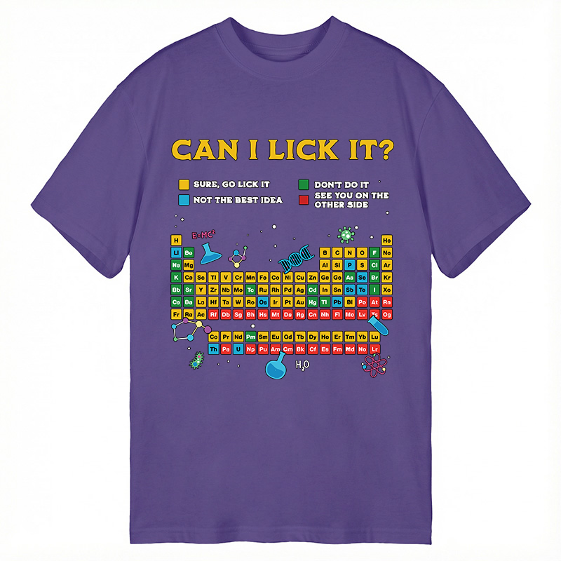 Modecanvas Periodic Table DTG Printing Classic T-Shirt-modecanvas