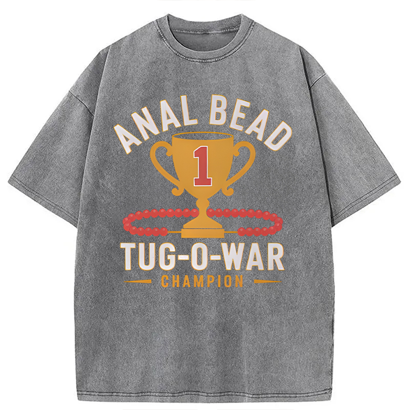 Modecanvas Champion Funny DTG Printing Washed T-Shirt