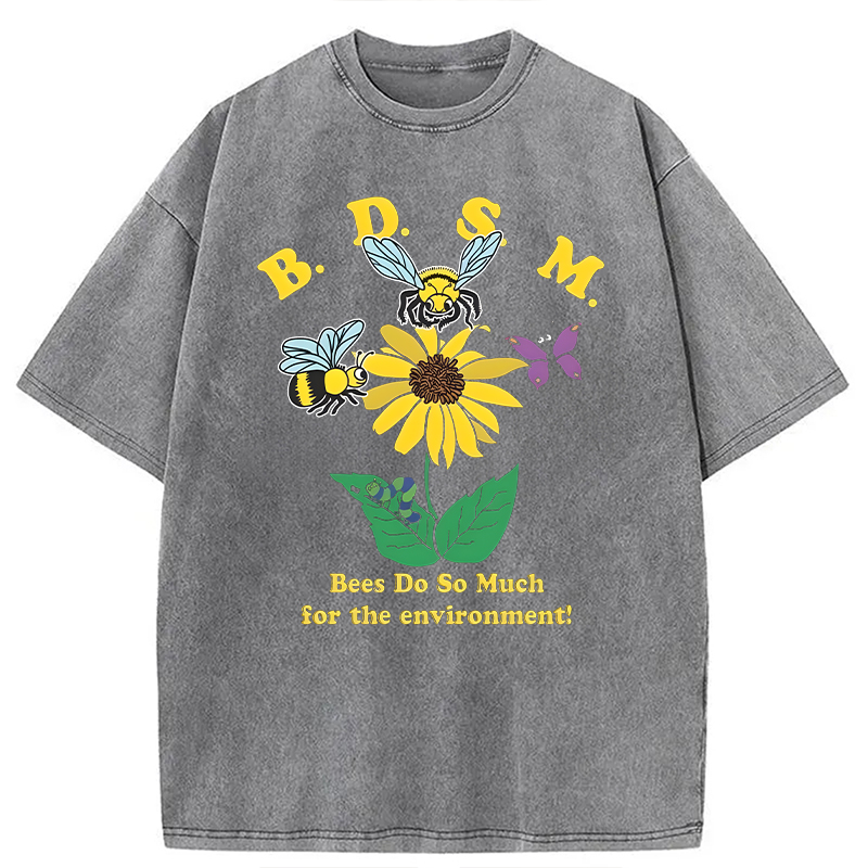 Modecanvas BDSM DTG Printing Washed T-Shirt-modecanvas