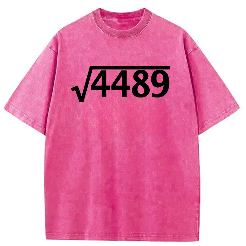 Modecanvas Square Root 4489 DTG Printing Washed T-Shirt