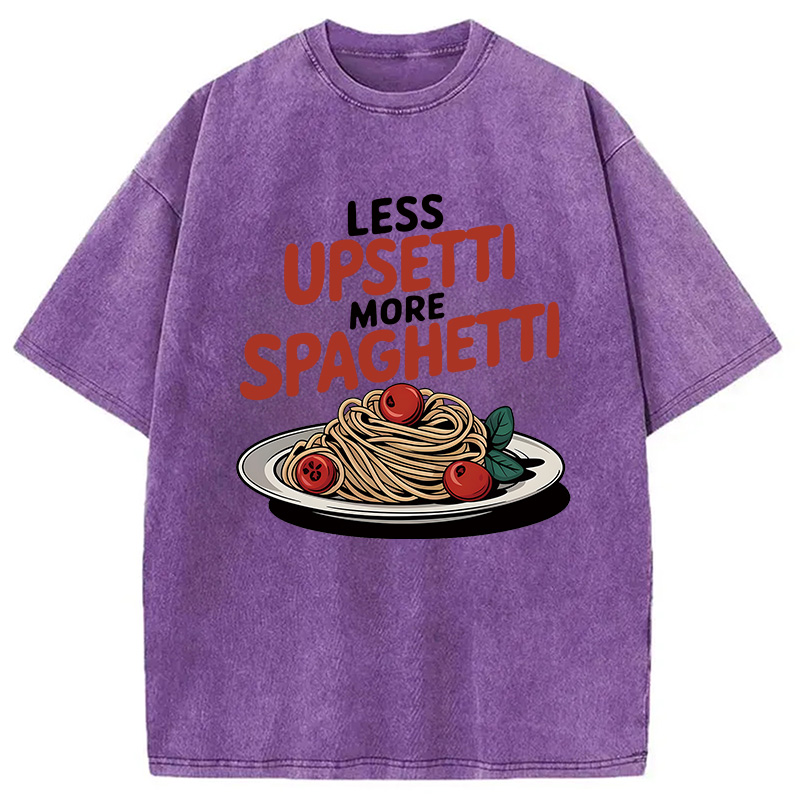 Modecanvas Funny Food DTG Printing Washed T-Shirt
