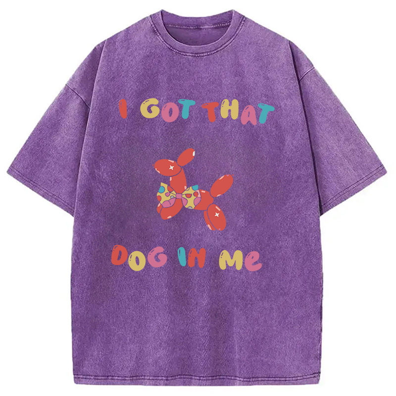 Modecanvas Clowncore Meme DTG Printing Washed T-Shirt