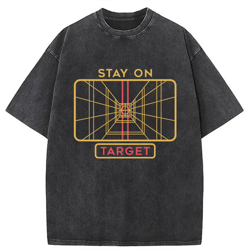 Modecanvas Stay On Target DTG Printing Washed T-Shirt