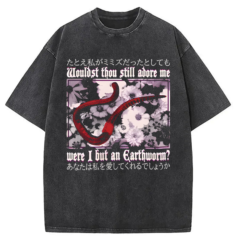 Modecanvas Wouldst Thou Still Adore Me DTG Printing Washed T-Shirt