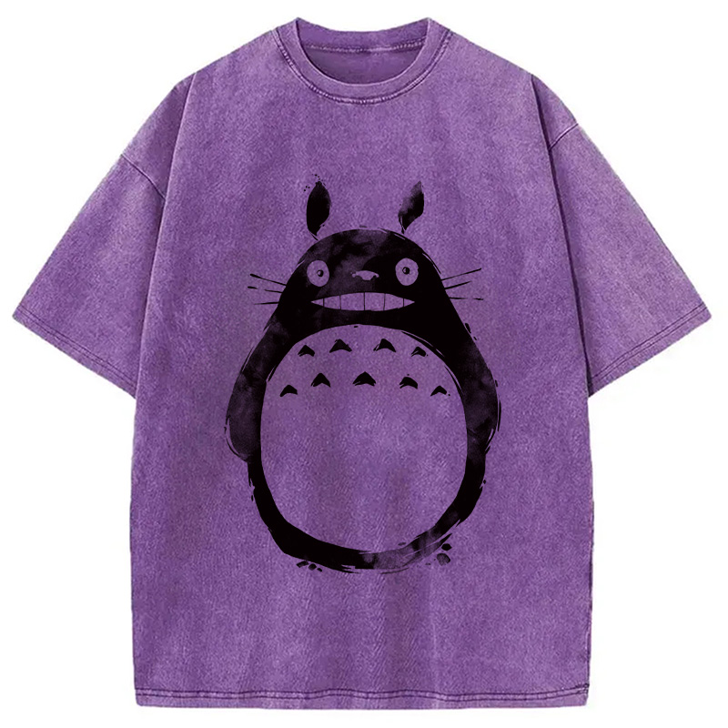 Modecanvas Forest Spirit Ink Washed T-Shirt