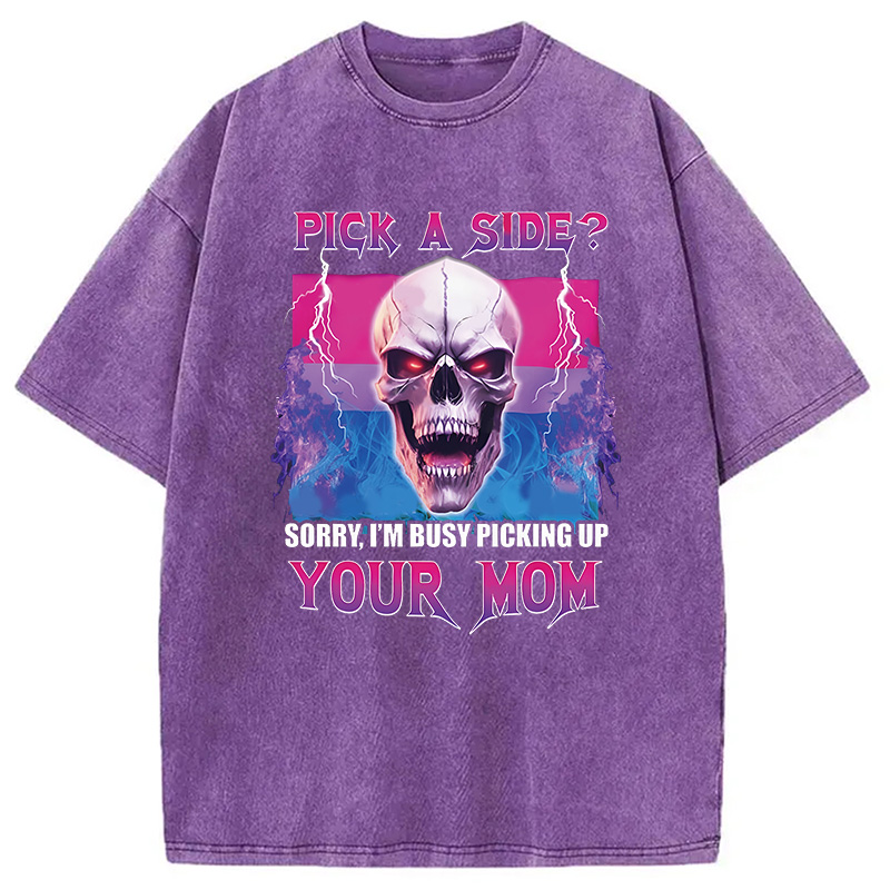 Modecanvas Pick A Side? DTG Printing Washed T-Shirt