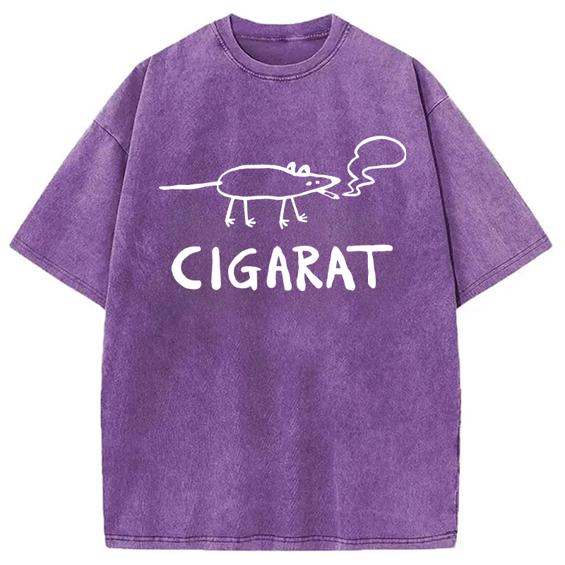 Modecanvas CIGARAT DTG Printing Washed T-Shirt