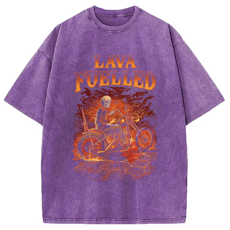 Modecanvas Lava Fuelled DTG Printing Washed T-Shirt