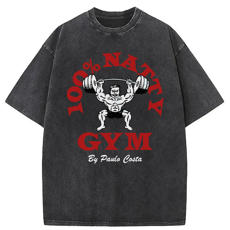 Modecanvas 100% Natty Gym DTG Printing Washed T-Shirt