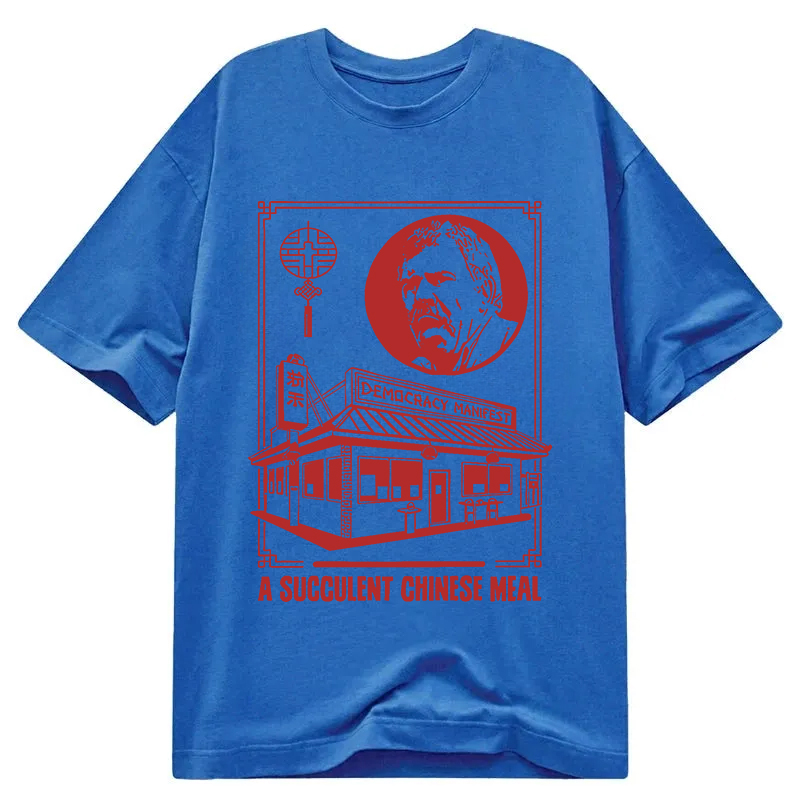Modecanvas Democracy Manifest Chinese Restaurant DTG Printing Classic T-Shirt-modecanvas
