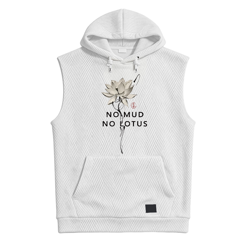 Modecanvas Japanese Zen Lotus Hooded Tank