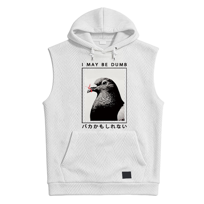 Modecanvas I May Be Dumb Funny Hooded Tank