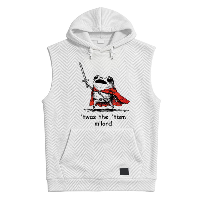 Modecanvas Twas The Tism M Lord Meme Hooded Tank