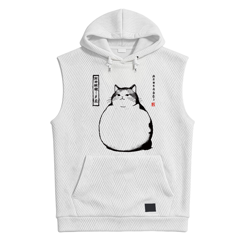 Modecanvas Matsumoto Hoji Cat Hooded Tank